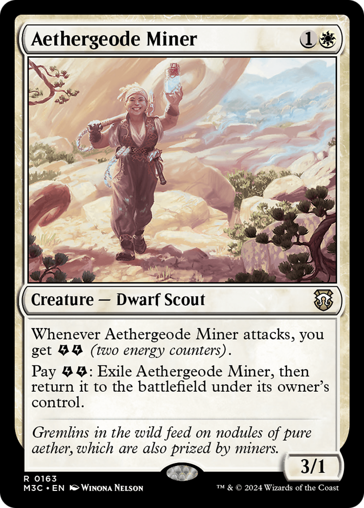 Aethergeode Miner [Modern Horizons 3 Commander]-1