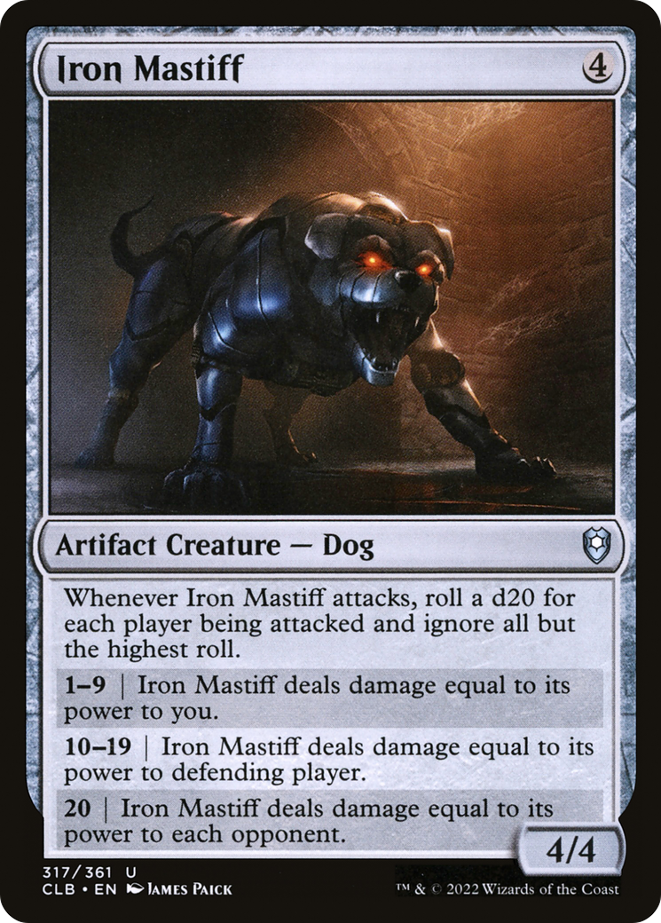 Iron Mastiff [Commander Legends: Battle for Baldur's Gate]-1