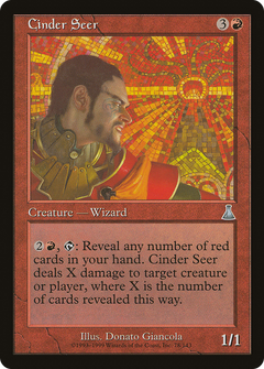 Cinder Seer [Urza's Destiny]-1