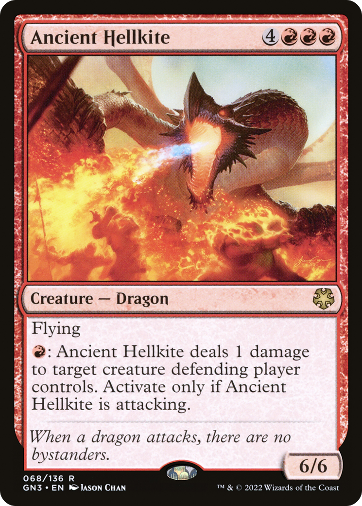 Ancient Hellkite [Game Night: Free-for-All]-1