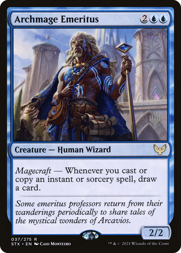 Archmage Emeritus (Promo Pack) [Strixhaven: School of Mages Promos]-1