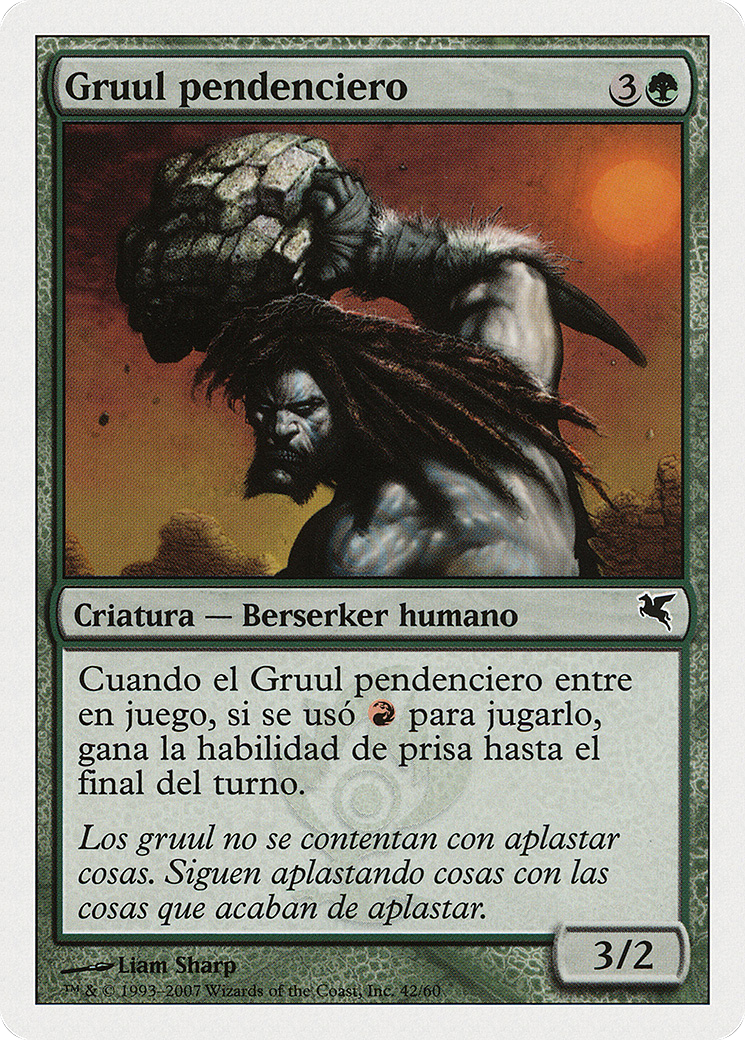 Gruul Scrapper (Italian) - "Attaccabrighe Gruul" (PSAL-I42) - Salvat 2005-1