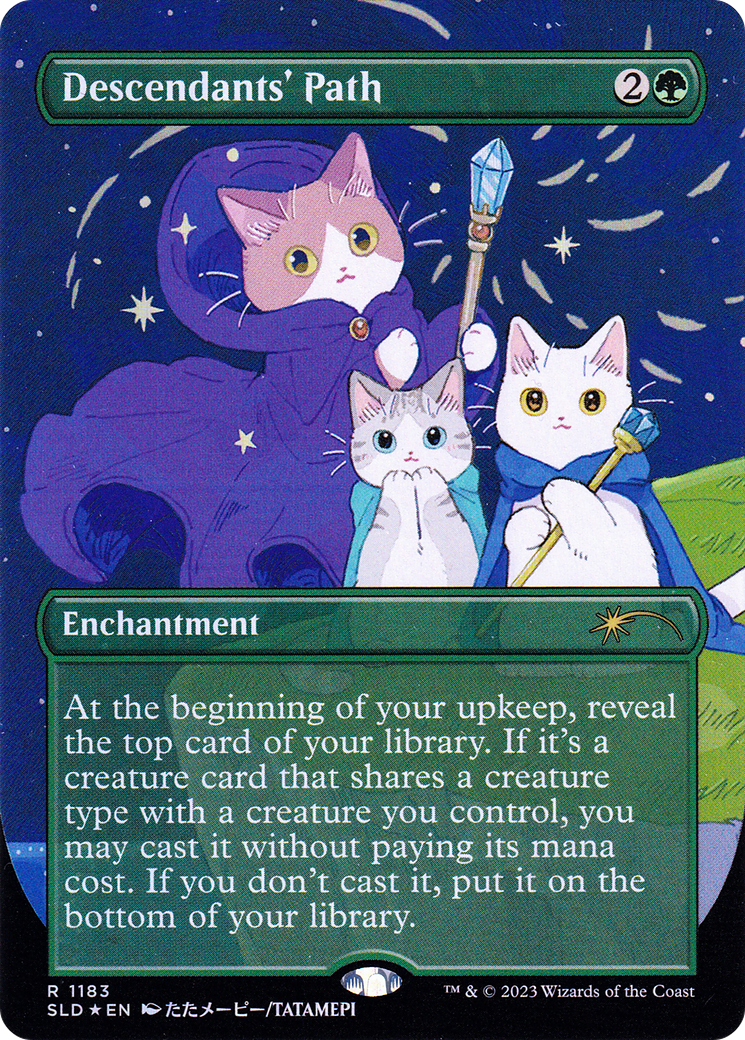 Descendants' Path (Borderless) [Secret Lair Drop Series]-1