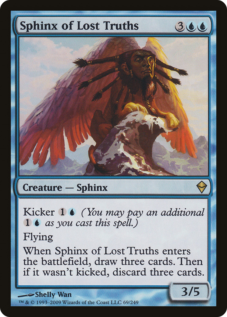 Sphinx of Lost Truths [Zendikar]-1