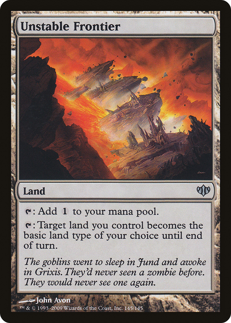 Unstable Frontier (CON-145) - Conflux Foil-1