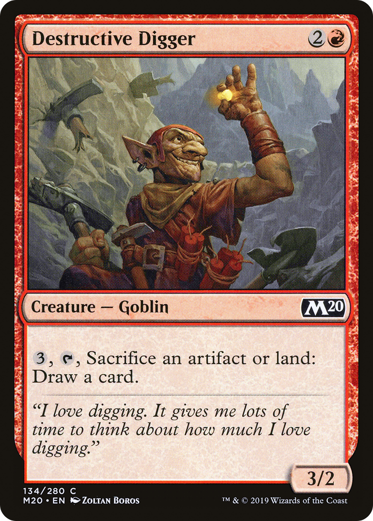 Destructive Digger [Core Set 2020]-1