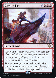 City on Fire [March of the Machine Prerelease Promos]-1
