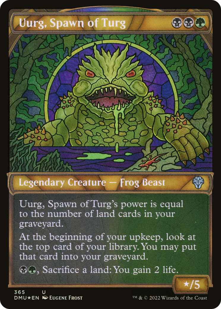 Uurg, Spawn of Turg (Textured Foil) (DMU-365) - Dominaria United: (Showcase) Foil-1