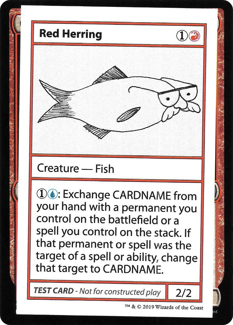 Red Herring (2021 Edition) [Mystery Booster Playtest Cards]-1