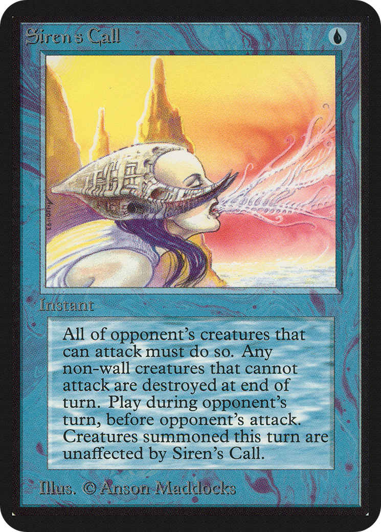 Siren's Call (LEA-) - Limited Edition Alpha-1