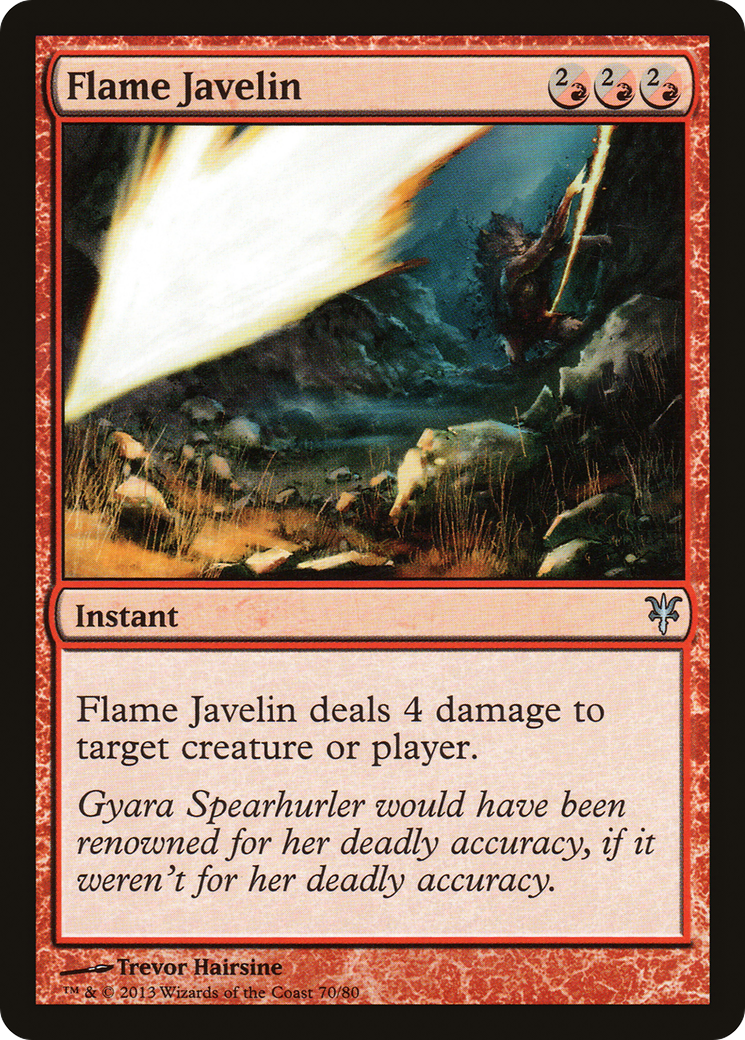 Flame Javelin [Duel Decks: Sorin vs. Tibalt]-4