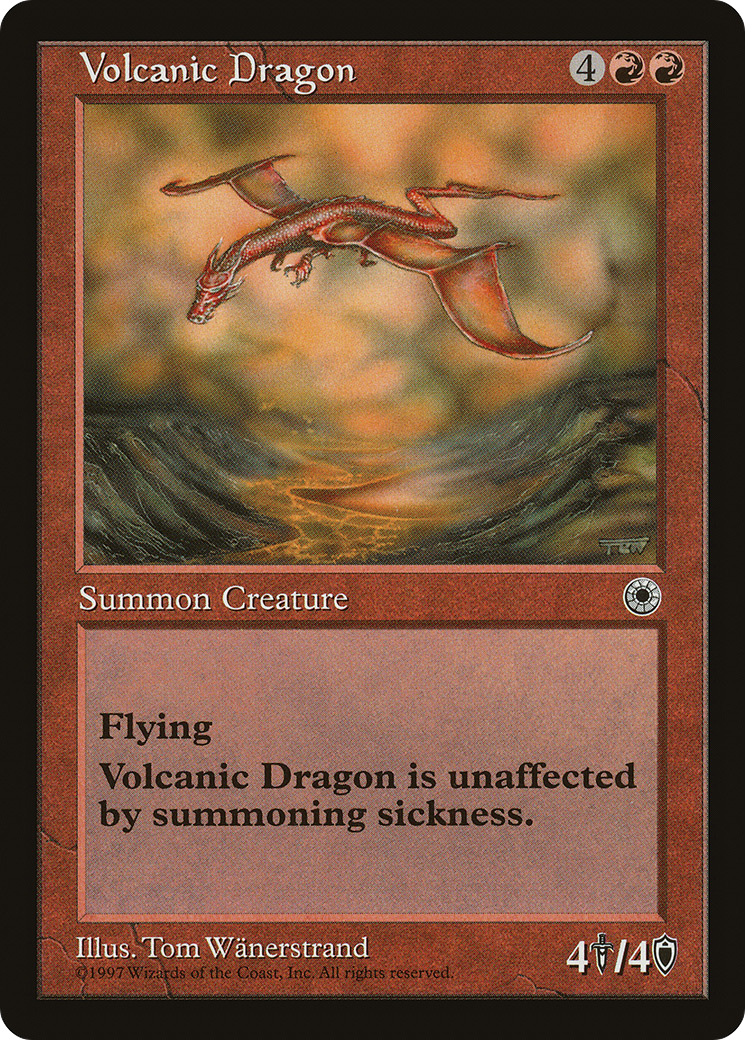 Volcanic Dragon (POR-) - Portal-1