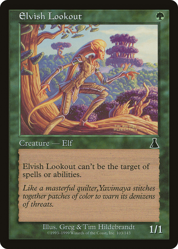 Elvish Lookout [Urza's Destiny]-1