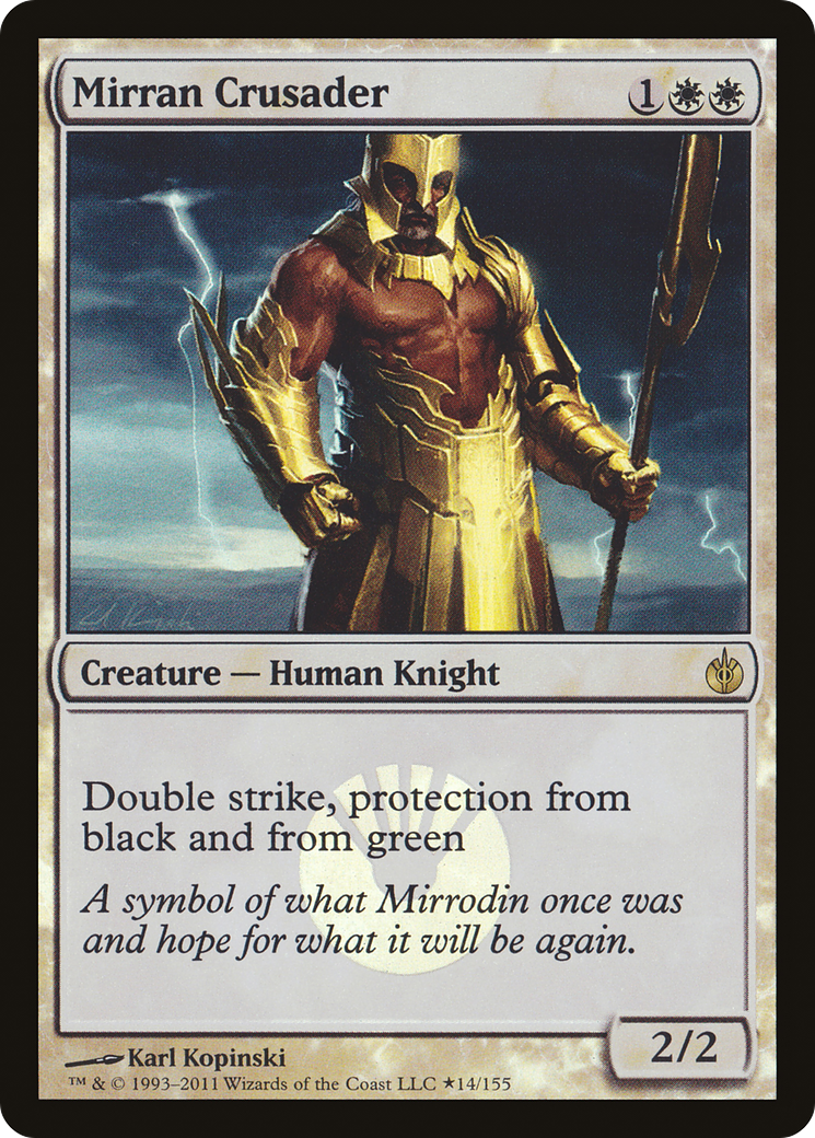 Mirran Crusader (Buy-A-Box) [Mirrodin Besieged Promos]-1
