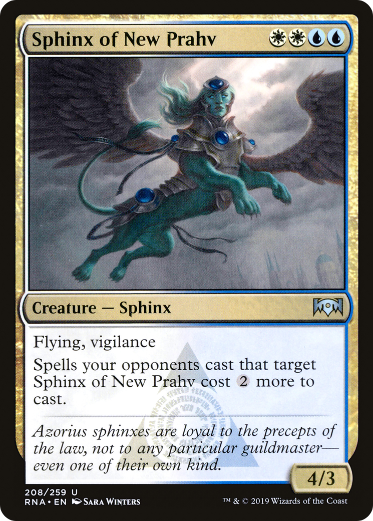 Sphinx of New Prahv [Ravnica Allegiance]-1