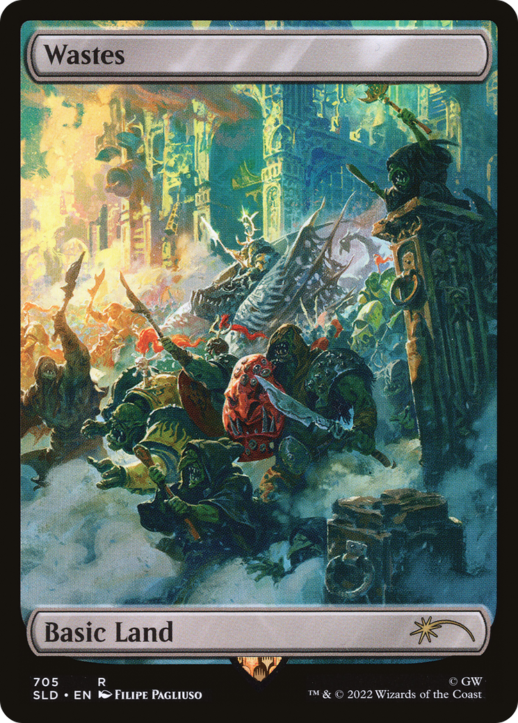 Wastes (705) - Full Art (SLD-705) - Secret Lair Drop Foil-1