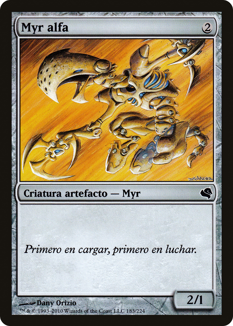 Alpha Myr (Spanish) - "Myr alfa" (PS11-183) - Salvat 2011-1