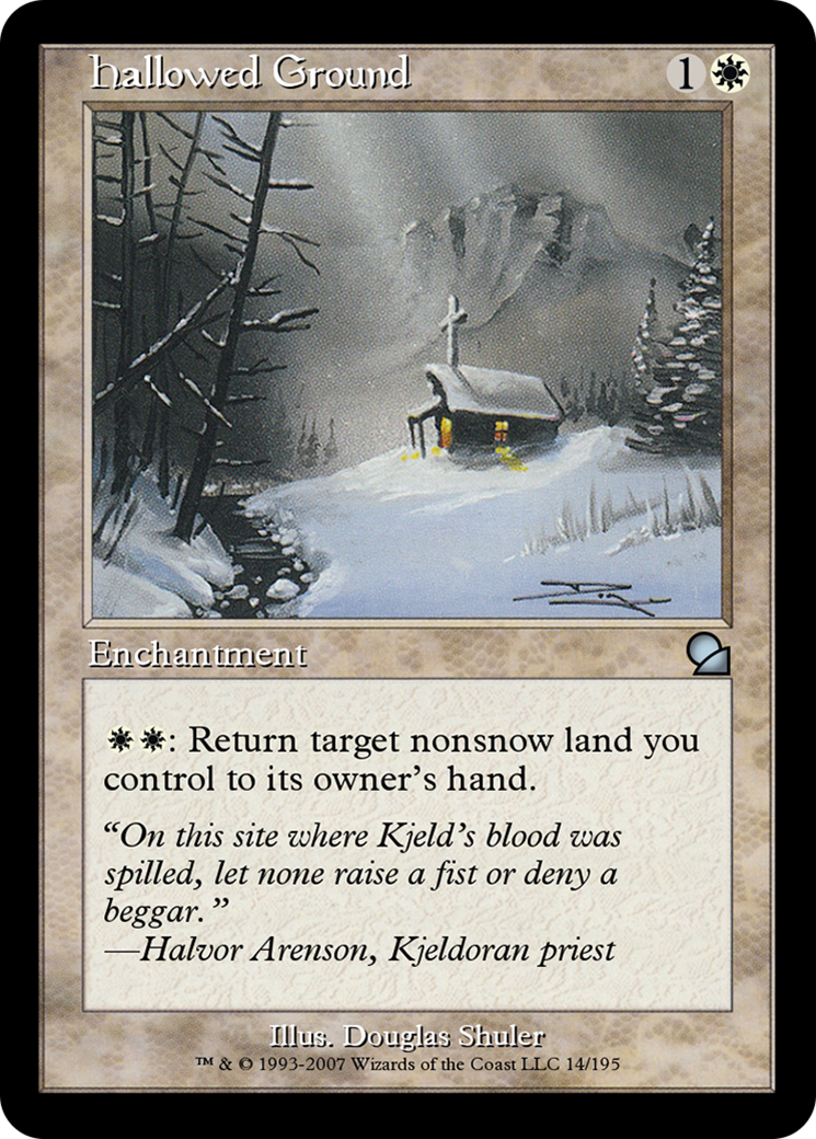 Hallowed Ground (ME1-014) - Masters Edition Foil-1
