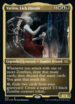 Varina, Lich Queen (Foil Etched) [Double Masters 2022]-1