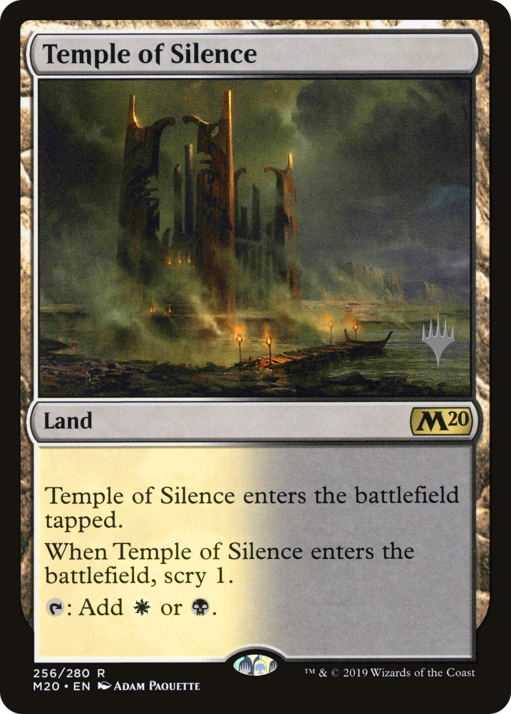 Temple of Silence (Promo Pack) [Core Set 2020 Promos]-1
