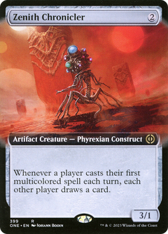 Zenith Chronicler (Extended Art) (ONE-399) - Phyrexia: All Will Be One: (Extended Art) Foil-1