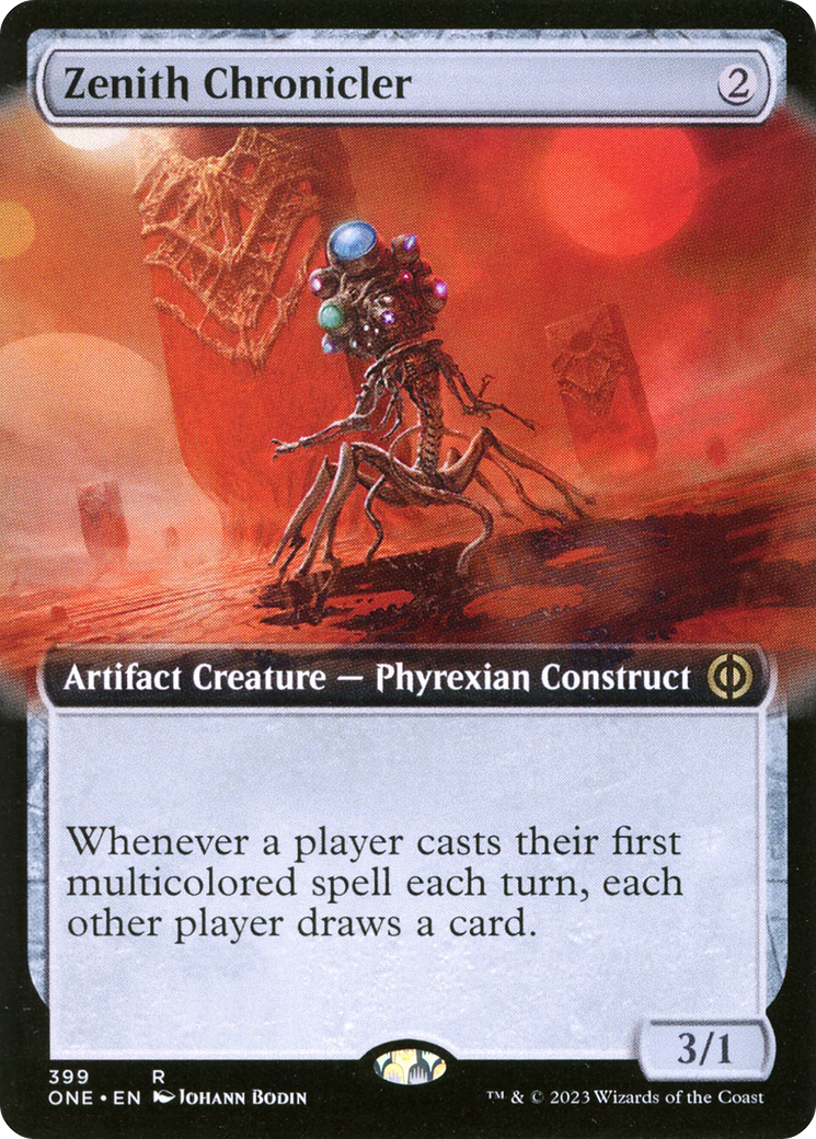Zenith Chronicler (Extended Art) (ONE-399) - Phyrexia: All Will Be One: (Extended Art)-1