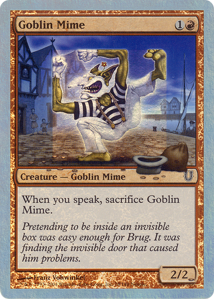 Goblin Mime (Alternate Foil) [Unhinged]-1