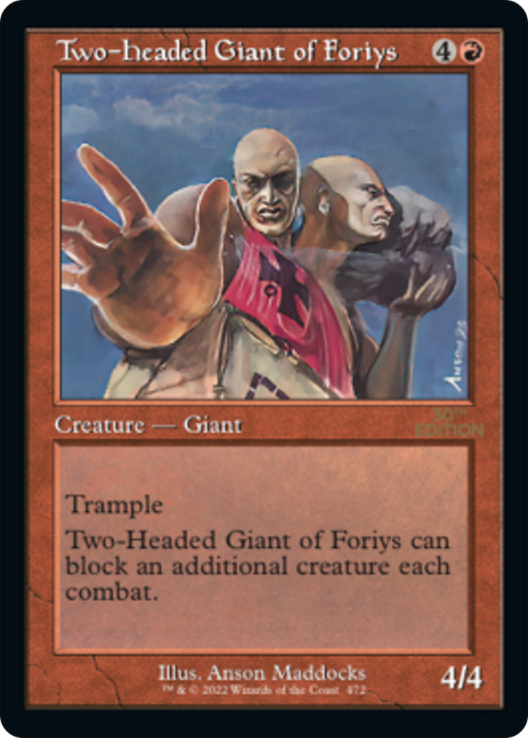 Two-Headed Giant of Foriys (Retro Frame) (30A-472) - 30th Anniversary Edition-1
