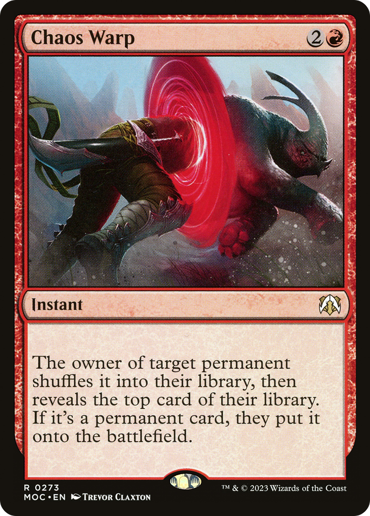 Chaos Warp [March of the Machine Commander]-1