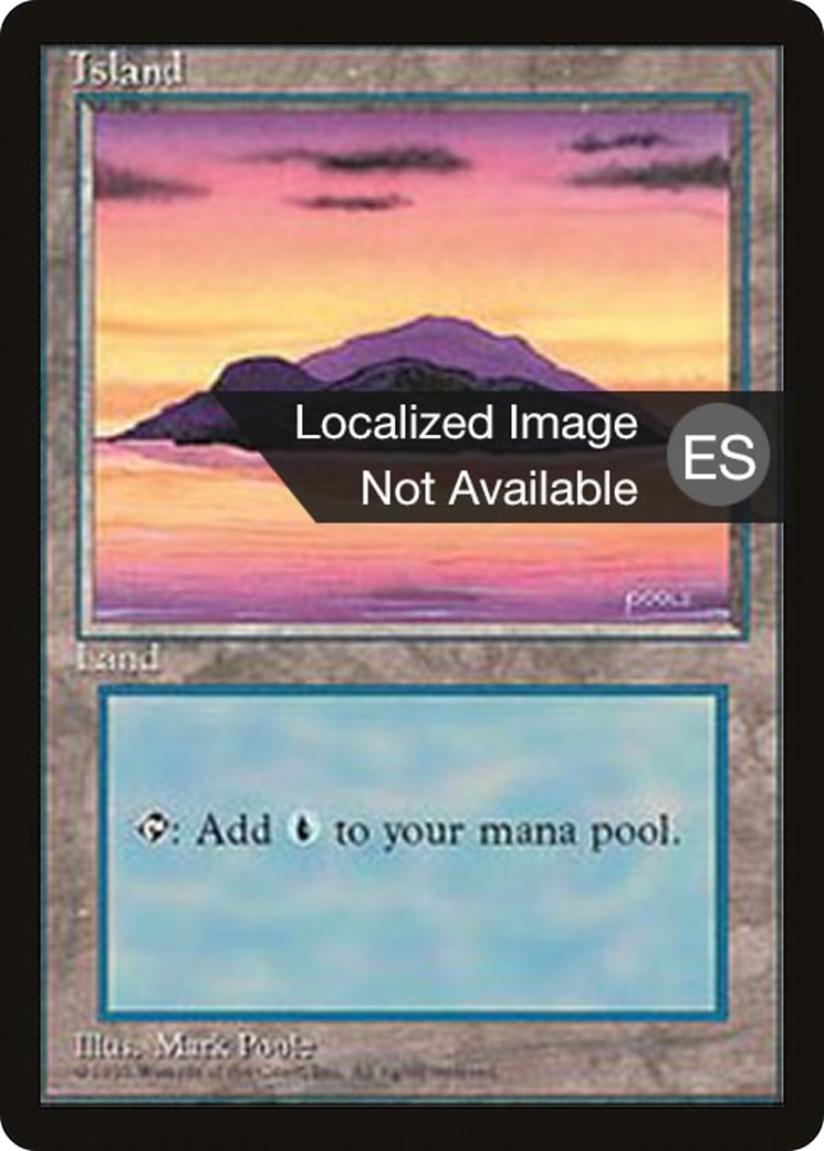 Island (A) [Fourth Edition (Foreign Black Border)]-1