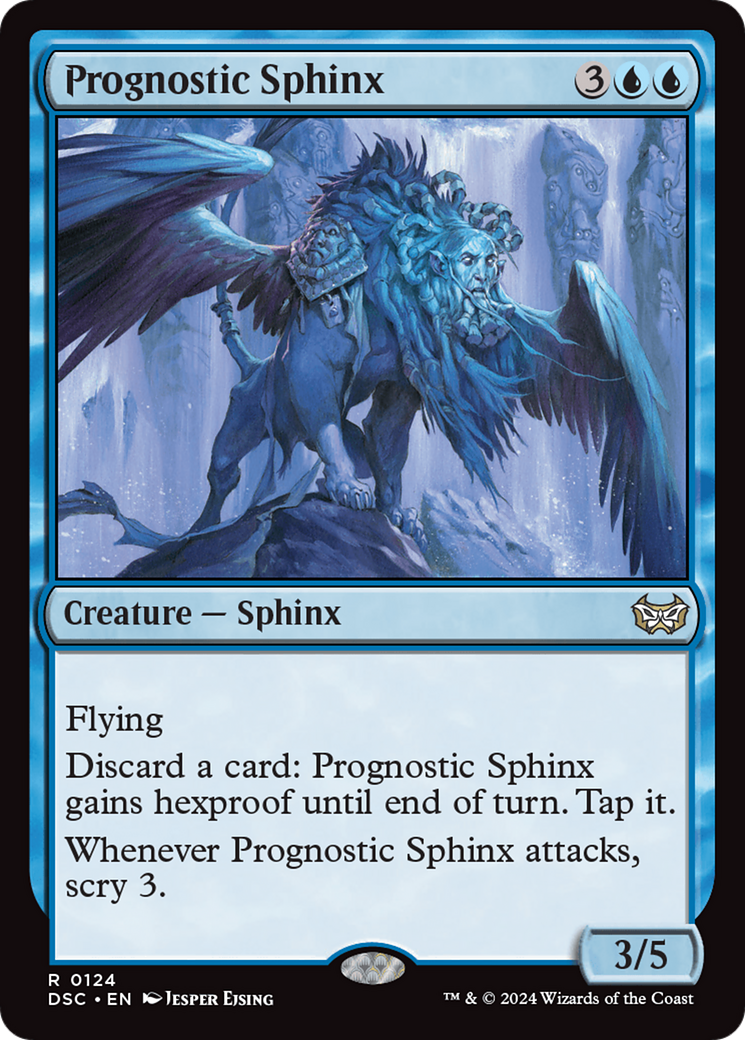 Prognostic Sphinx [Duskmourn: House of Horror Commander]-1