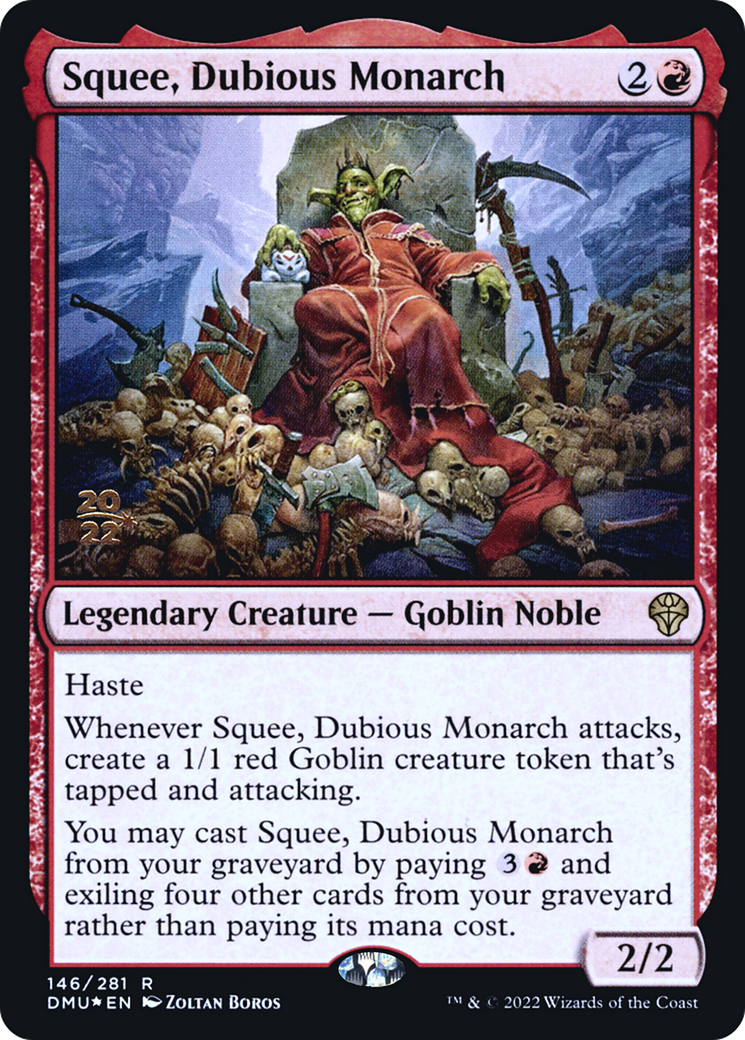 Squee, Dubious Monarch [Dominaria United Prerelease Promos]-1