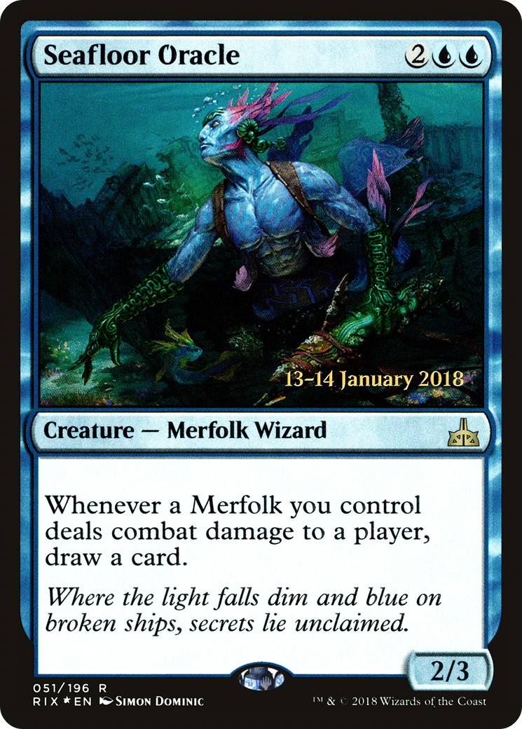 Seafloor Oracle [Rivals of Ixalan Prerelease Promos]-1
