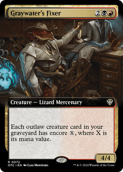 Graywater's Fixer (Extended Art) [Outlaws of Thunder Junction Commander]-1