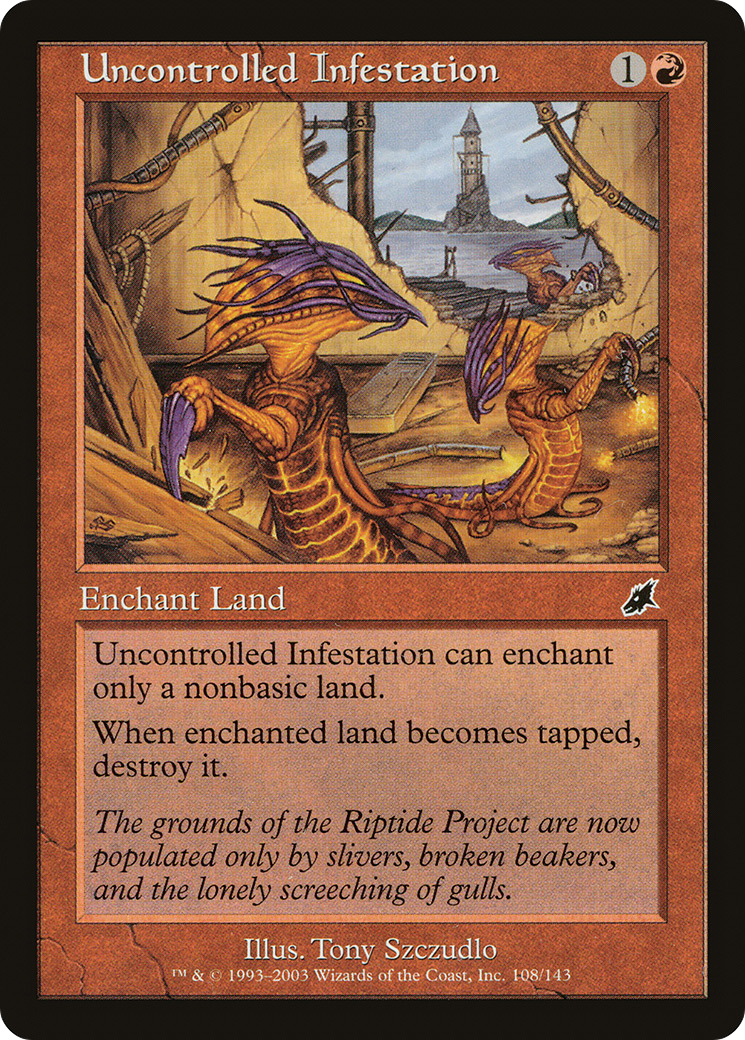 Uncontrolled Infestation (SCG-108) - Scourge Foil-1