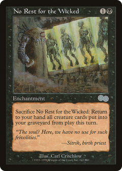 No Rest for the Wicked (USG-142) - Urza's Saga-1