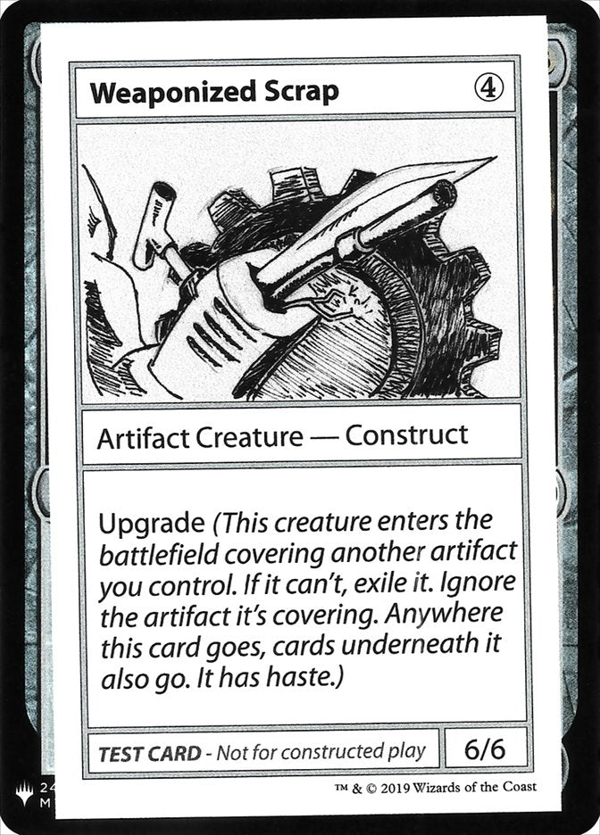 Weaponized Scrap [Mystery Booster Playtest Cards]-1