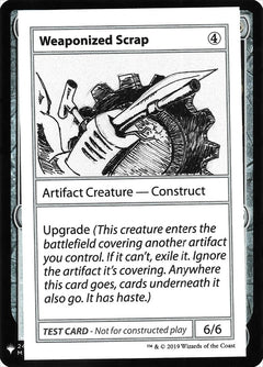 Weaponized Scrap [Mystery Booster Playtest Cards]-1