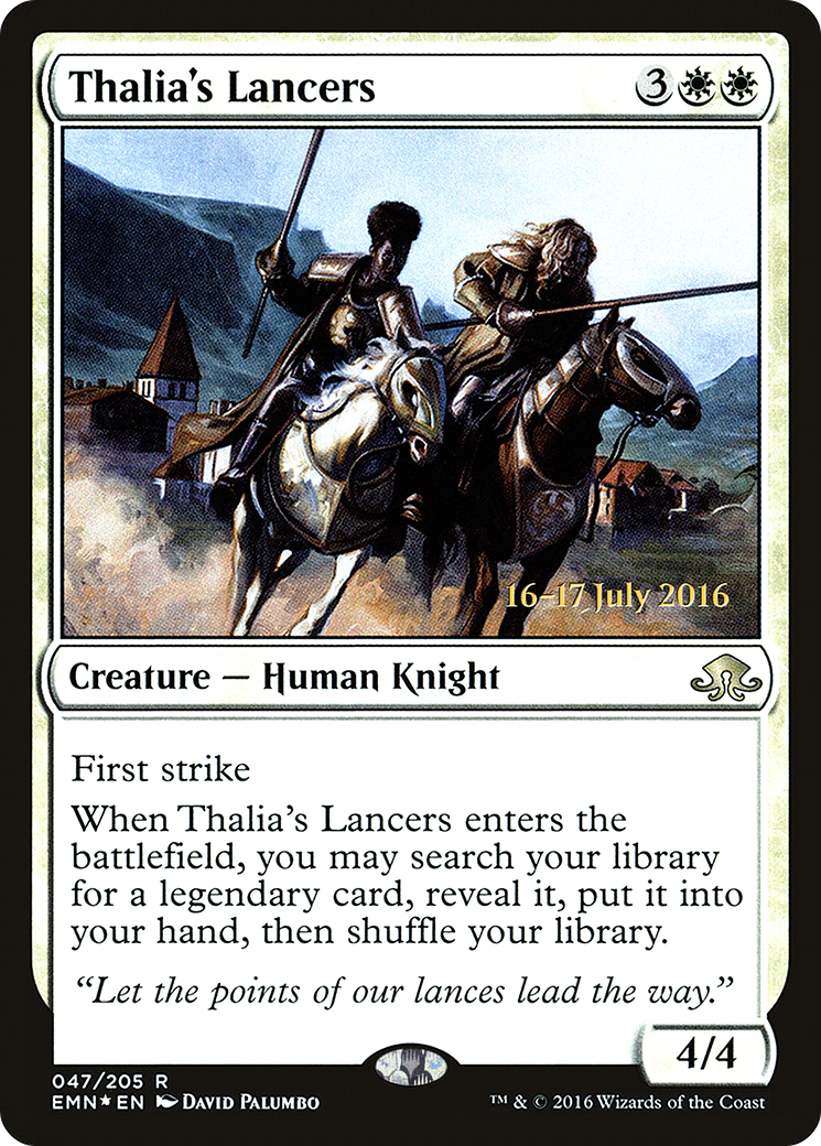 Thalia's Lancers [Eldritch Moon Prerelease Promos]-1