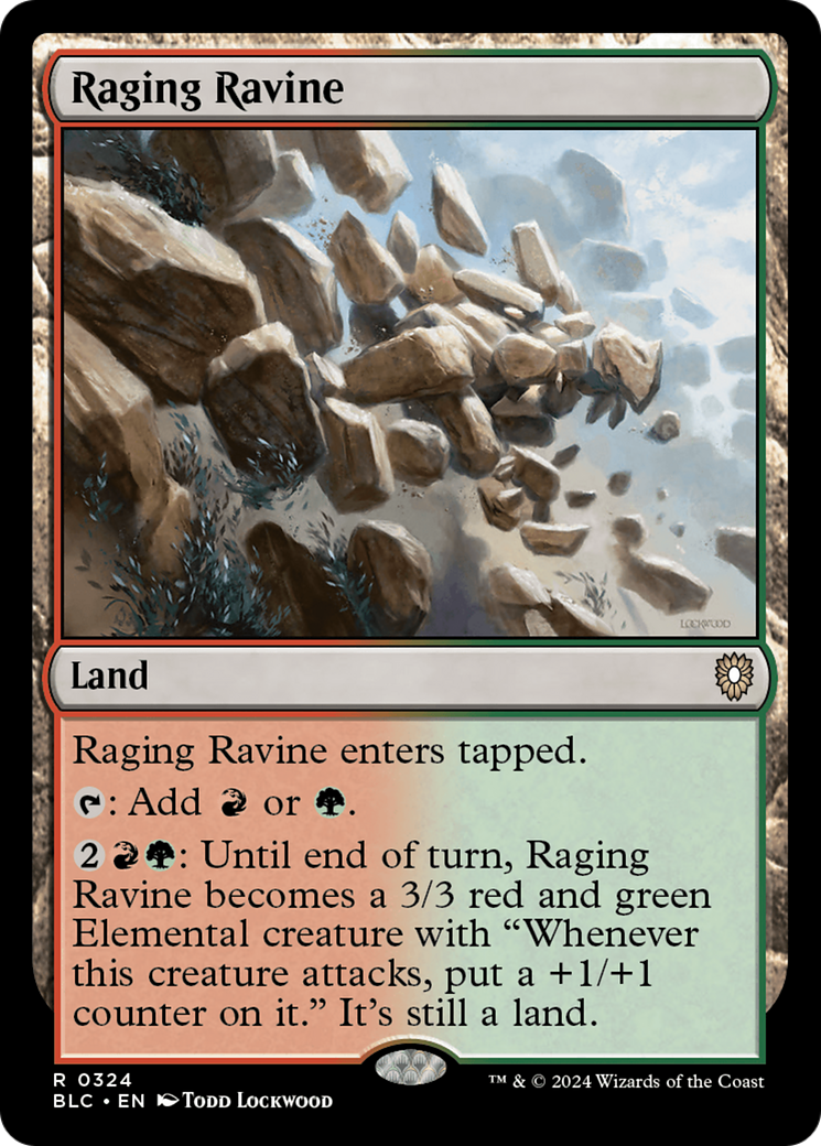 Raging Ravine [Bloomburrow Commander]-1
