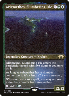 Arixmethes, Slumbering Isle (Foil Etched) [Multiverse Legends]-1