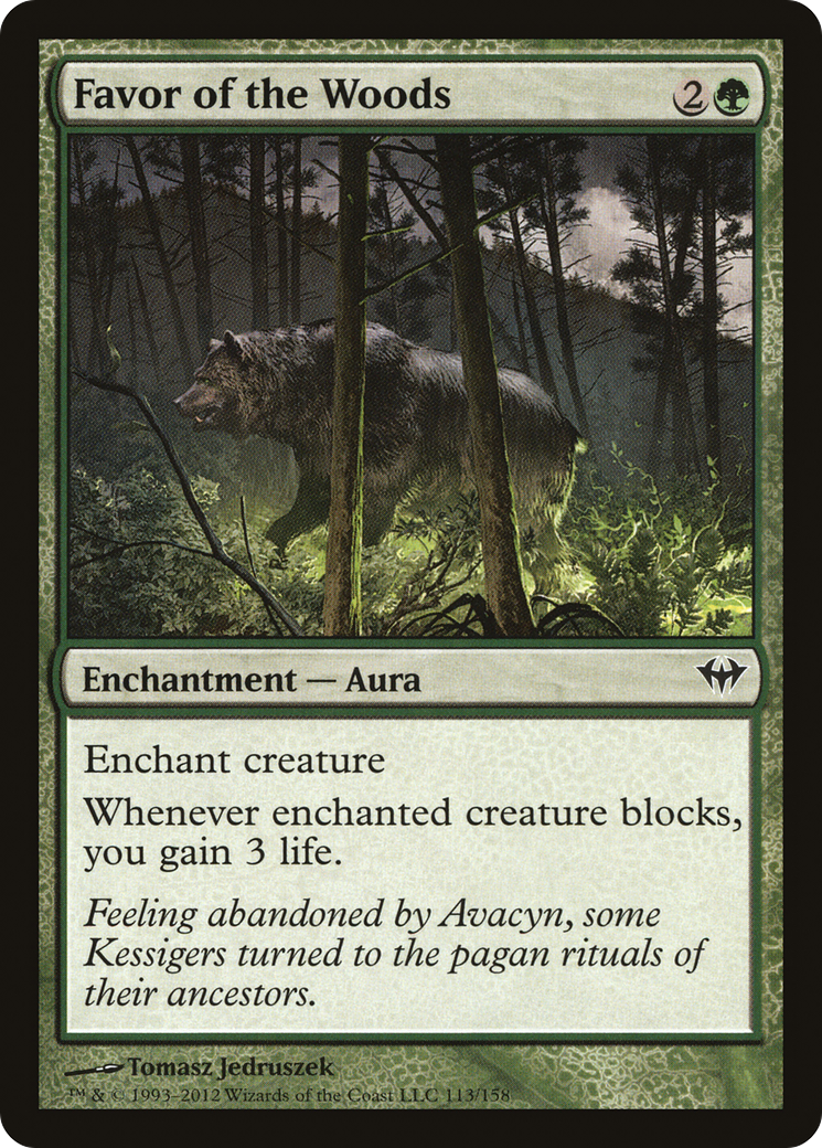 Favor of the Woods [Dark Ascension]-1