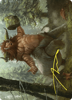 Stonehoof Chieftain // Stonehoof Chieftain (ACMM-026) - Commander Masters Art Series (Borderless)-1