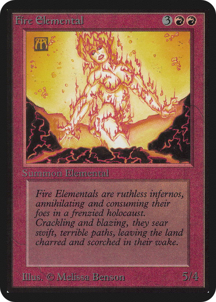 Fire Elemental (LEA-) - Limited Edition Alpha-1