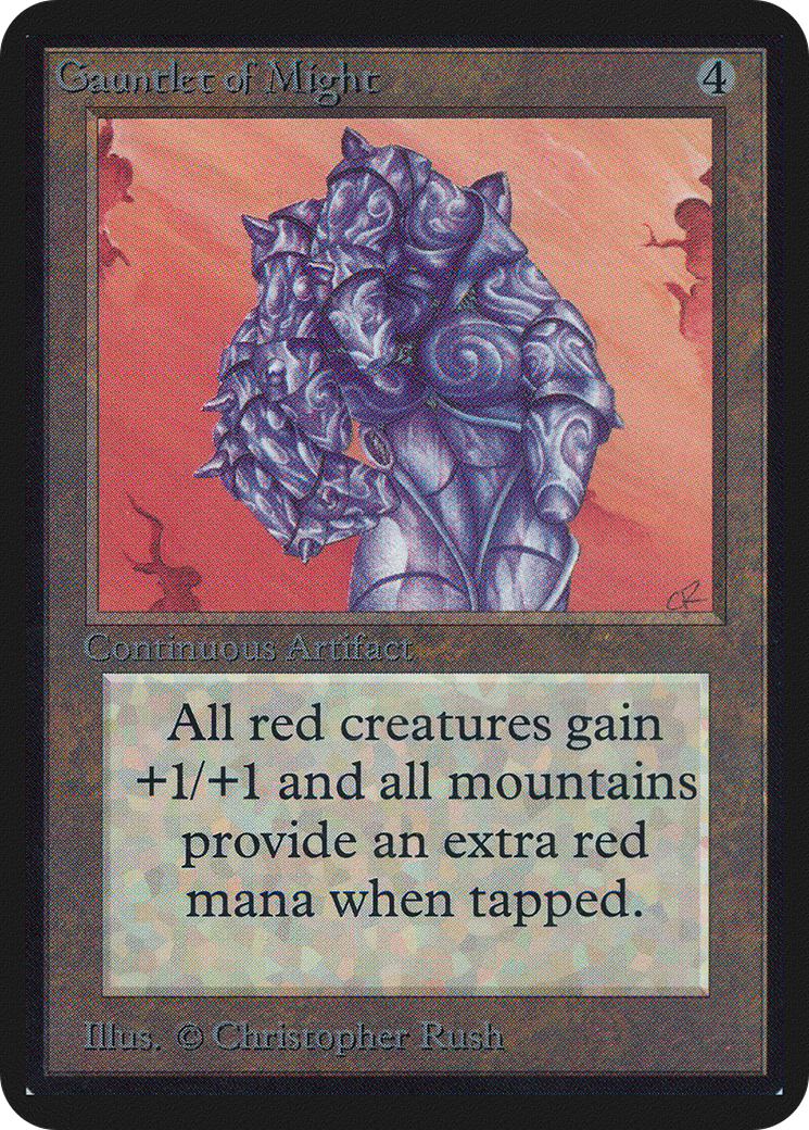 Gauntlet of Might (LEA-) - Limited Edition Alpha-1
