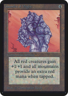 Gauntlet of Might (LEA-) - Limited Edition Alpha-1