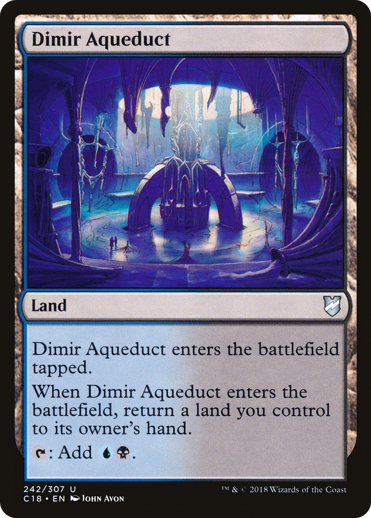 Dimir Aqueduct [Commander 2018]-1