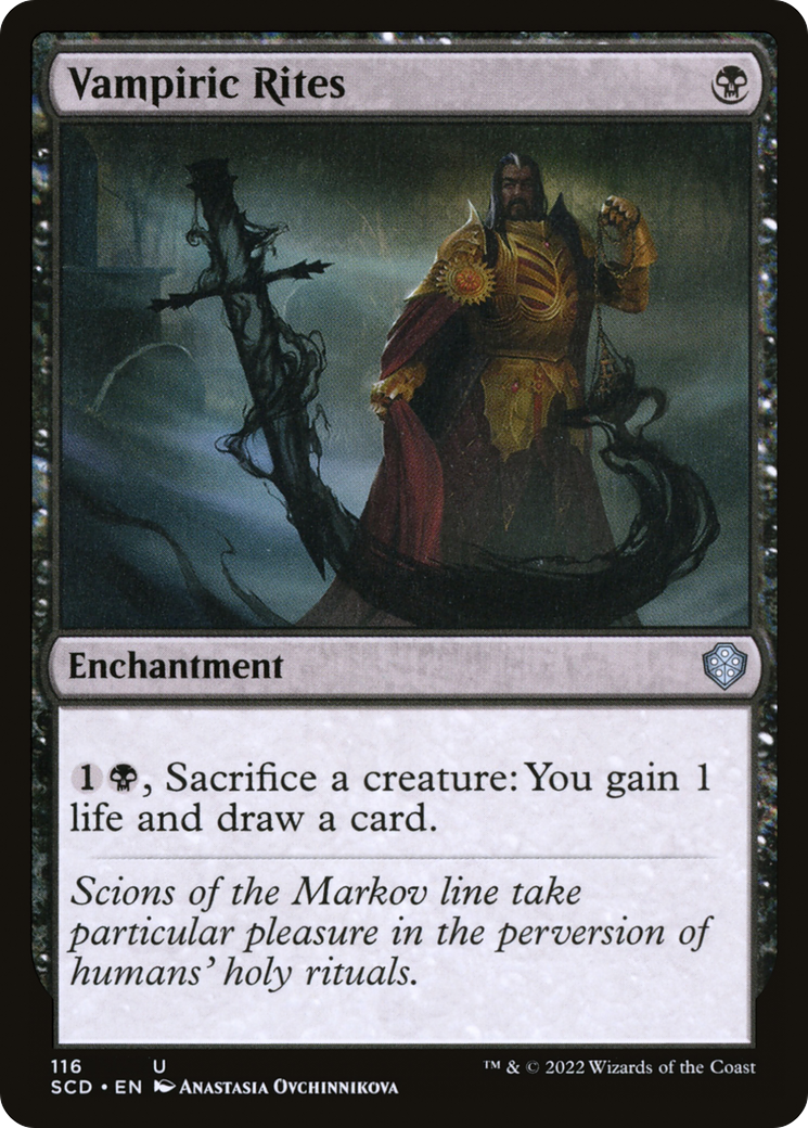 Vampiric Rites (SCD-116) - Starter Commander Decks-1
