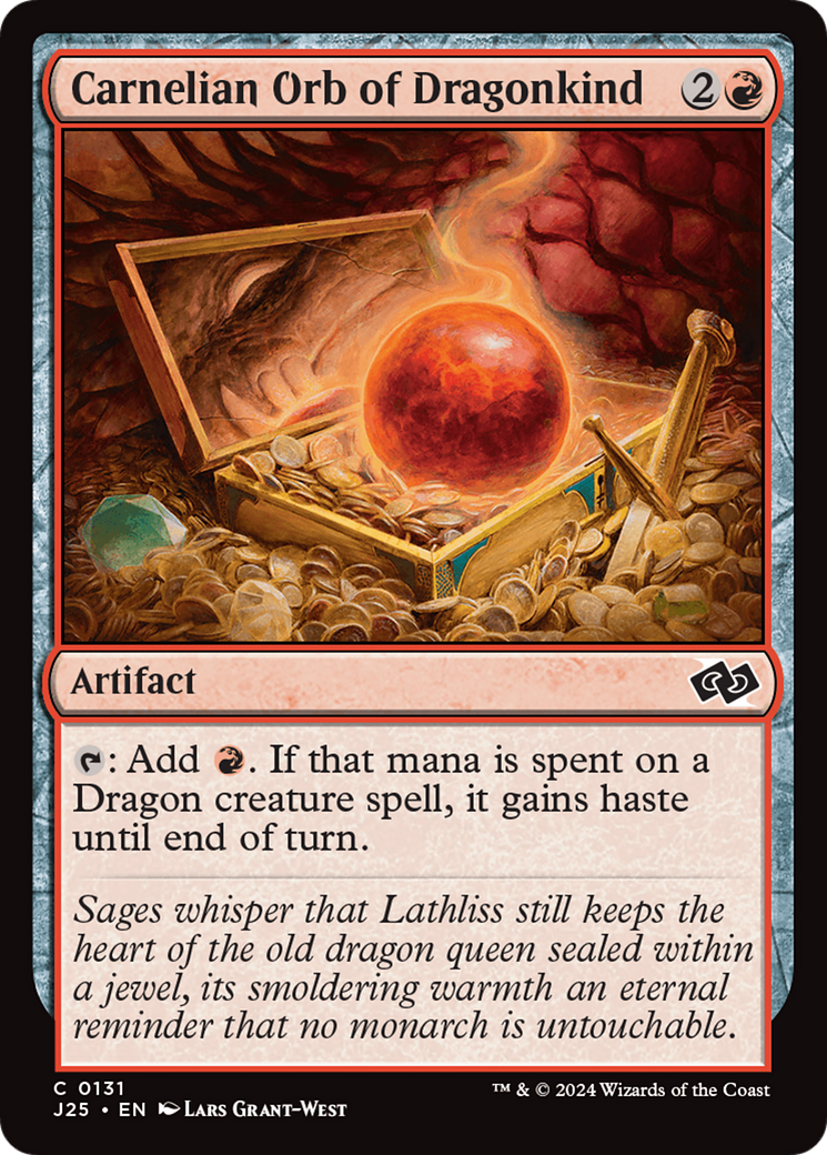 Carnelian Orb of Dragonkind [Foundations Jumpstart]-1