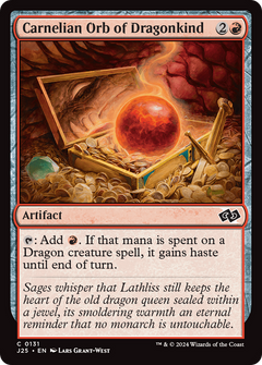 Carnelian Orb of Dragonkind [Foundations Jumpstart]-1